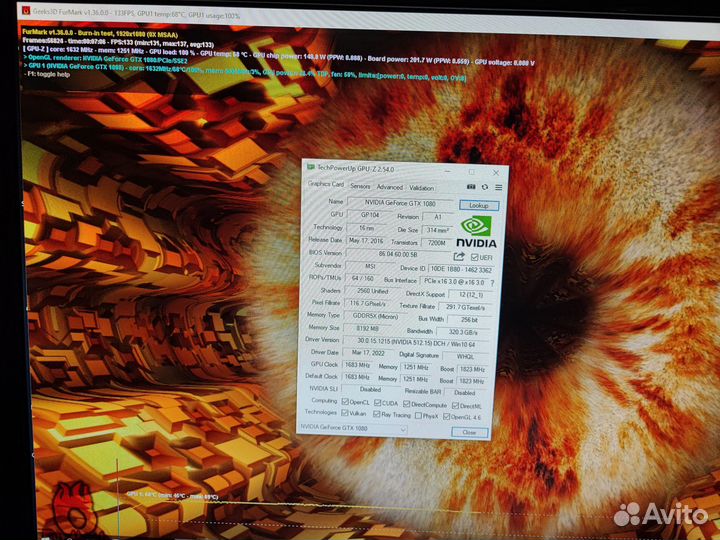 Msi Gaming x gtx 1080 8gb.В идеале