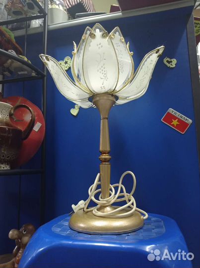 Лампа. Винтаж. Эмаль