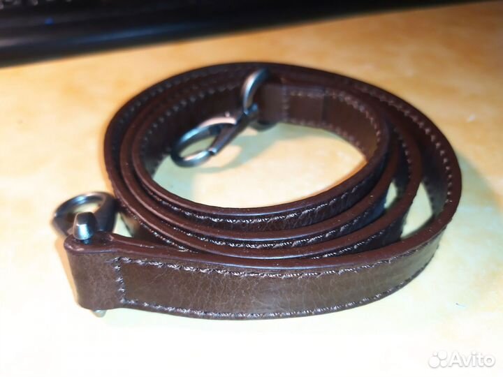 Ремешок для сумки женской коричневый