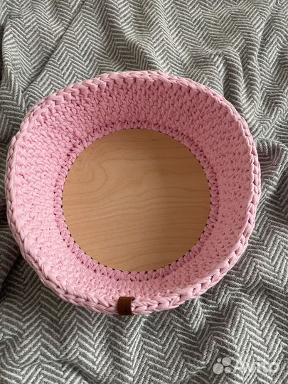 Корзина из трикотажной ткани