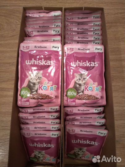 Корм для кошек Whiskas,Purina, Felix