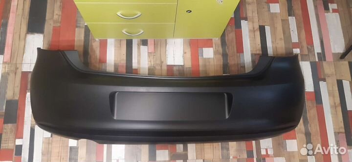 Задний бампер на volkswagen polo 5 хэтчбек