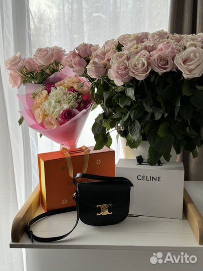 Сумка женская натуральная кожа celine