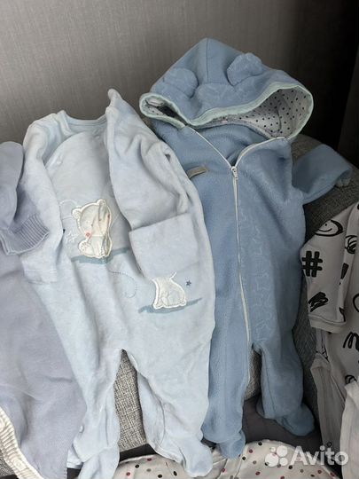 Одежда для новорожденных пакетом на мальчика 62