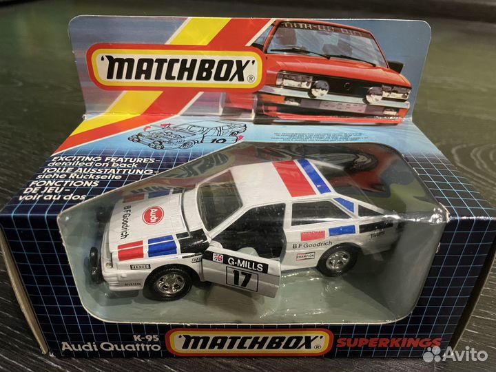 Машинка Audi Quattro (Matchbox, 1987 год, Макао)