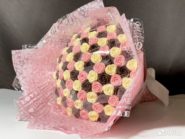 Букет из шоколадных роз