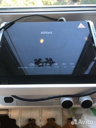 Контактный электрический гриль Kitfort кт-1603