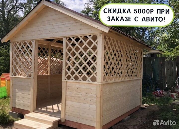 Беседка под ключ