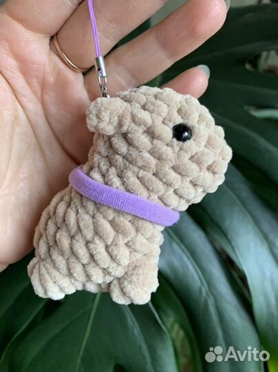 Капибара игрушка вязаная