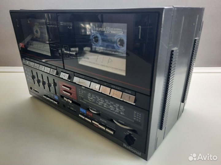 Двухкассетный японец National RX-C66