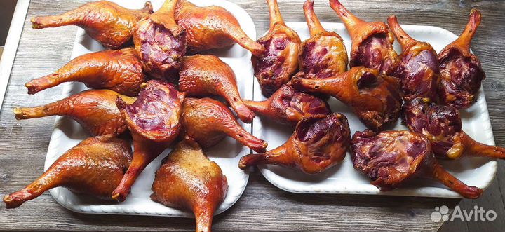 Окорочка гуся копченые