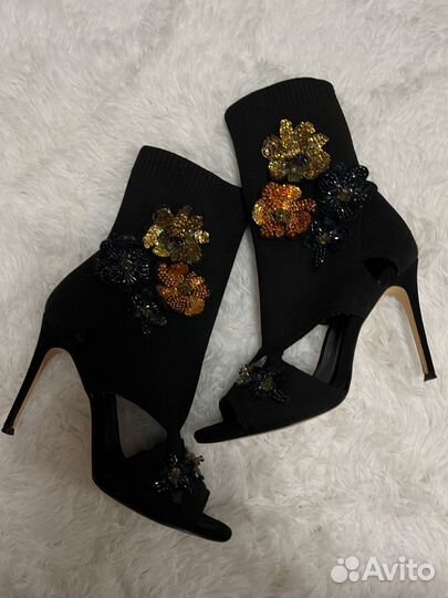 Ботильоны zara 39 40