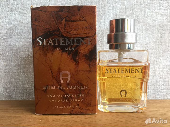 Мужская т/в Statement Etienne Aigner 50мл Винтаж