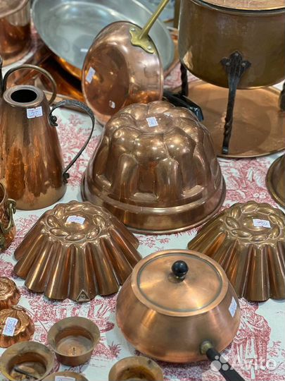 Медная посуда сотейники,длявыпекания.Винтаж,Европа