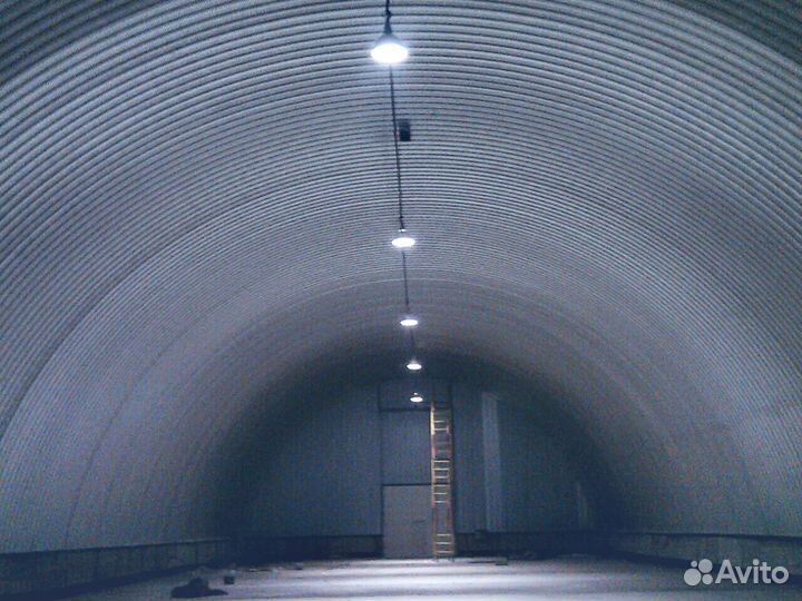 Строительство бескаркасных ангаров