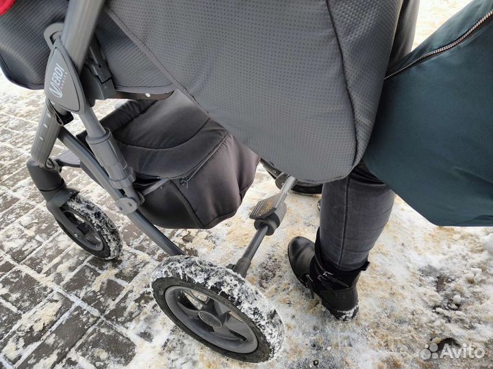 Коляска verdi 3 в 1, люлька, сидячий и автолюлька