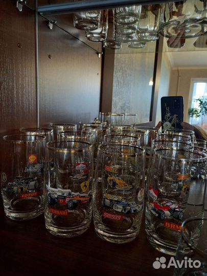 Стаканы с машинками чехословакия СССР