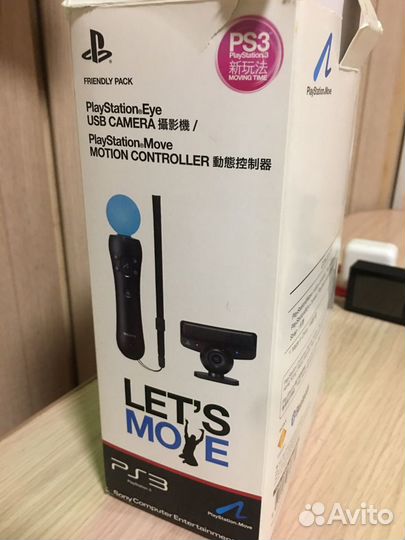 Комплект камера PS EYE + джойстик PS Move для PS3