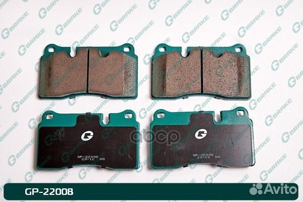 Колодки G-brake GP-22008 GP-22008 gbrake