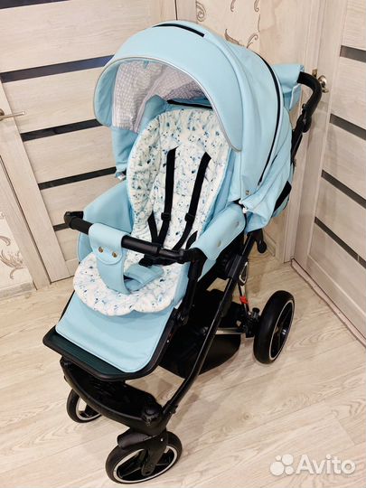 Коляска Adamex 3 в 1 (цвет Тиффани)
