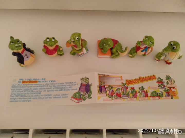 Крокодилы Crazy Crocos Kinder 90-х