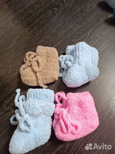 Пинетки плюшевые