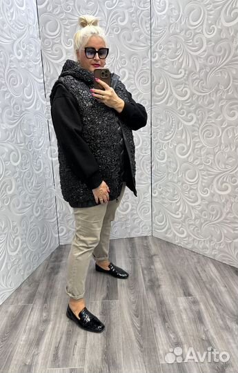 Жилет необычный р.62/64/66