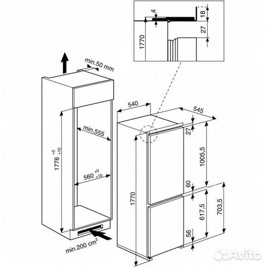 Холодильник Whirlpool ART 459/A+/NF/1 Новый