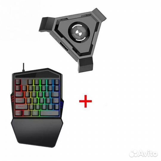 Игровая клавиатура для телефона и адаптер