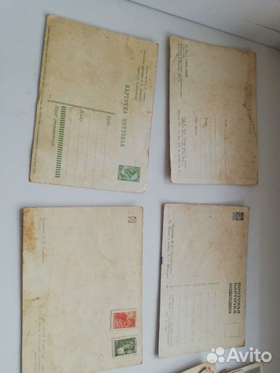 Открытки чистые 50х-60х годов