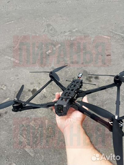 Дpoн фпв Пиранья 10 дюймов