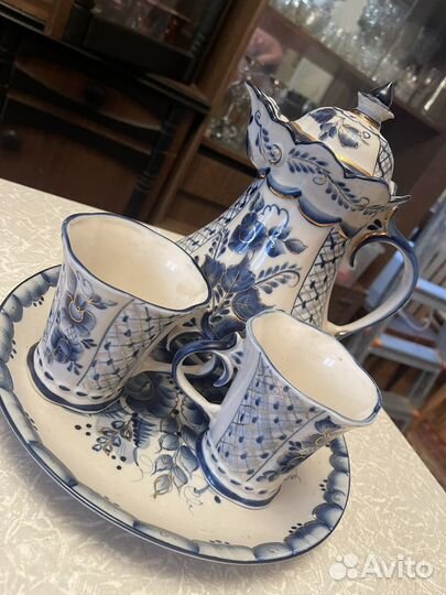 Сервиз чайный гжель