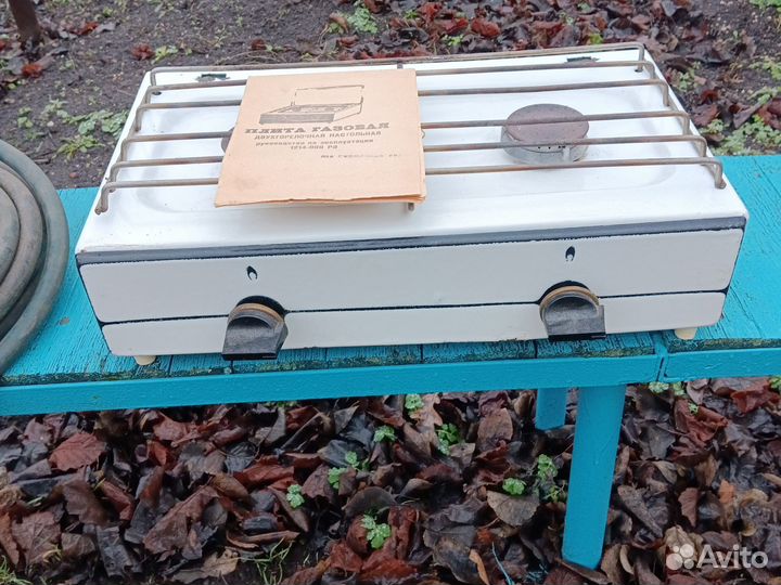 Газовая плита 2х конфорочная настольная