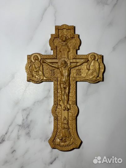 Крест распятие из дерева
