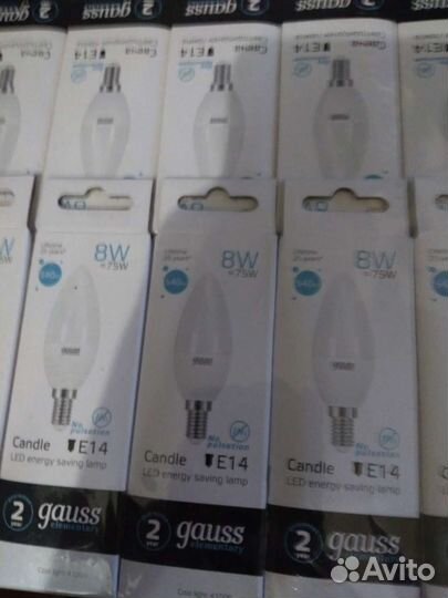 Лампочки gauss E14 8W