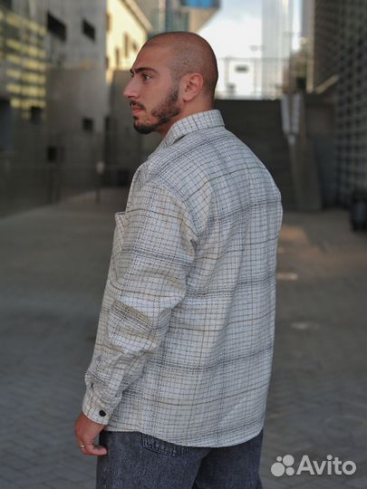 Теплая мужская рубашка