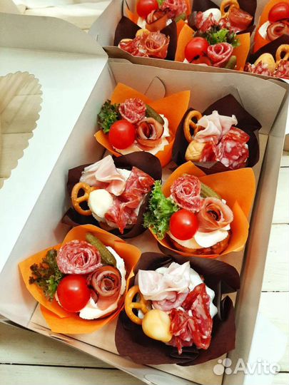 Закусочные капкейки