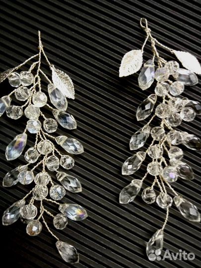 Парные веточки в прическу