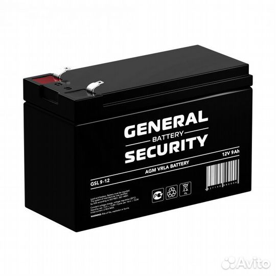 Аккумулятор General Security GSL 9-12 оптом