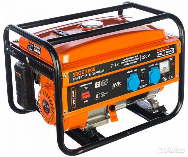 Аренда генераторов 2,5-8 кВт (переносные, бензин)