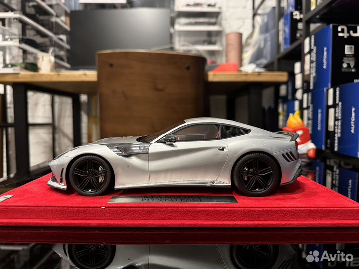 Mansory Ferrari F12 Stalonne серебро 1:18