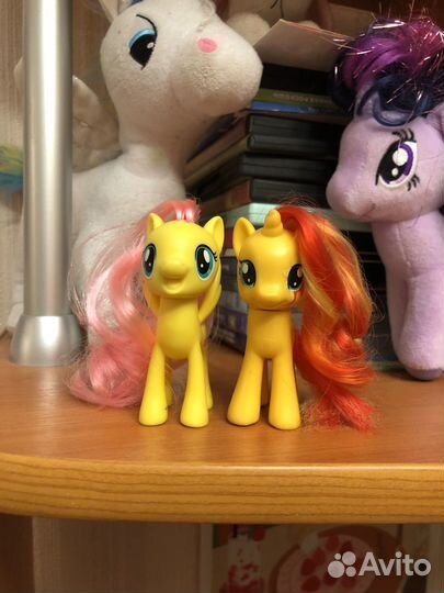 My Little Pony флатершай и сансет шиммер