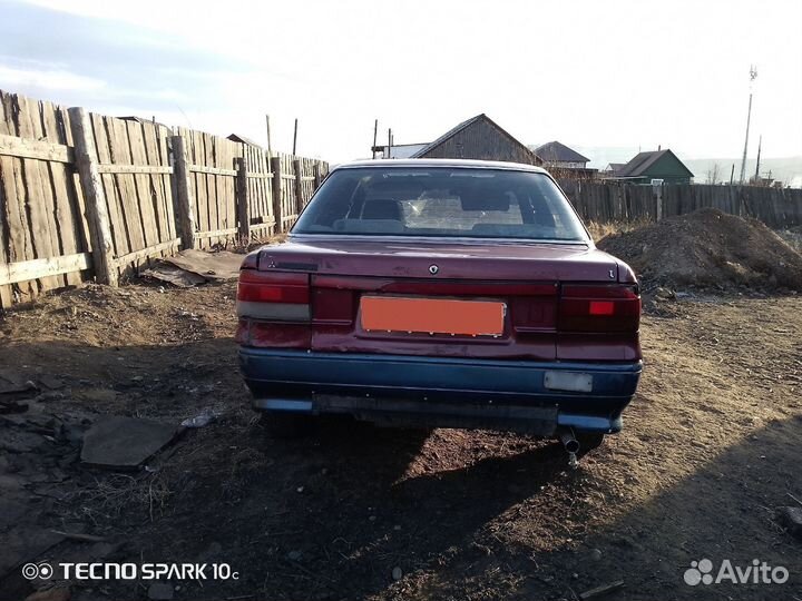 Mitsubishi Lancer 1.3 AT, 1989, битый, 251 067 км