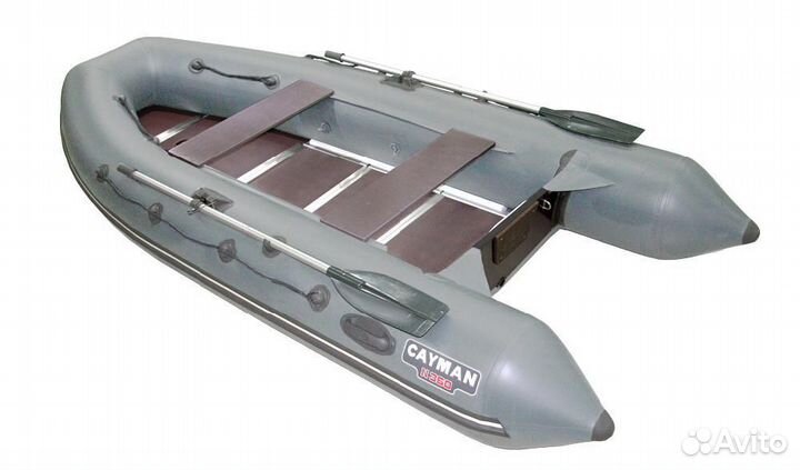 Лодка пвх Кайман N-360 серый