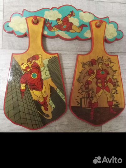 Доска кухонная с росписью