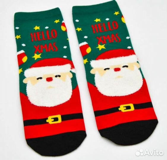 Носки Amigobs новые с новогодним принтом р-р 36-41