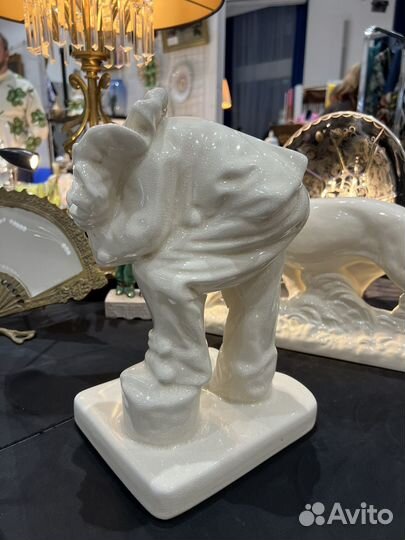 Великолепный фарфоровый клоун артдеко