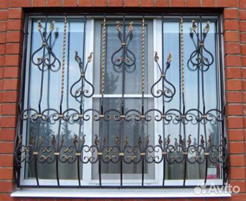 Решетки на окна N 486 кованые