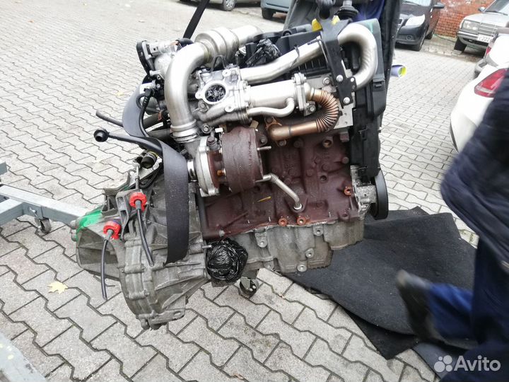 Двигатель в сборе МКПП Рено / Ниссан K9K732 Сименс