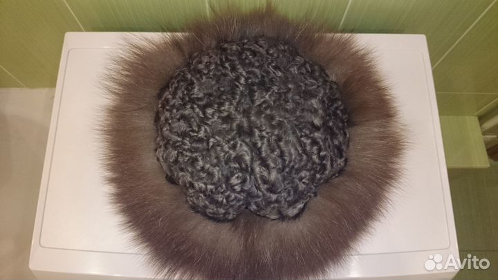 Шапка Песцовая Зимняя Женская 57 -58